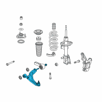 OEM 2011 Honda Pilot Lower-Arm Complete, Right Front Diagram - 51350-SZA-A07