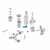 OEM 2012 Honda Pilot Rubber, Front Spring (Lower) Diagram - 51684-SZA-A01