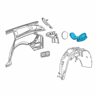 OEM 2020 Buick Enclave Fuel Pocket Diagram - 84893074