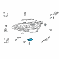 OEM Lexus ES300h Computer Sub-Assembly, H Diagram - 81016-33F30