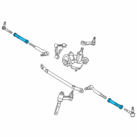 OEM 1997 Ford F-150 Adjust Tube Diagram - F65Z-3281-AA