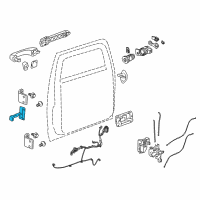 OEM Hummer H3 Door Check Diagram - 15929237