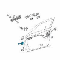 OEM Toyota 4Runner Door Check Diagram - 68610-60121