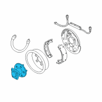 OEM Buick Somerset Rear Wheel Bearing (Service) Diagram - 7470599
