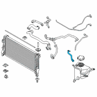 OEM BMW X1 Transmission Oil Heat Exchanger Hose Diagram - 17-12-7-617-381