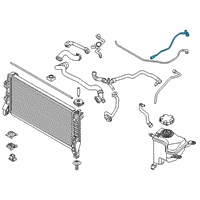 OEM 2018 BMW X2 Pipe, Radiator-Expansion Tank Diagram - 17-12-7-617-366