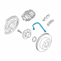 OEM 2010 GMC Savana 1500 Brake Hose Diagram - 19366777