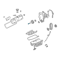 OEM 1999 Buick Century Vibration Damper Bolt Diagram - 14102659