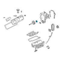 OEM Pontiac Aztek Timing Gear Set Diagram - 24506089