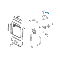 OEM 2022 Toyota 4Runner Overflow Hose Diagram - 16567-31020