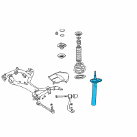 OEM 2000 BMW M5 Front Suspension-Strut Diagram - 31-31-2-229-612