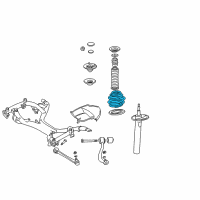 OEM 2003 BMW M5 Front Coil Spring Diagram - 31-33-2-229-071