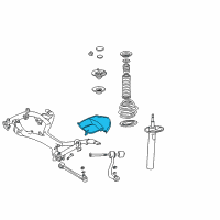 OEM BMW M5 Heat Protection Plate Left Diagram - 32-21-1-093-383