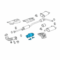 OEM 2012 Honda Crosstour Converter Diagram - 18150-5J0-A00