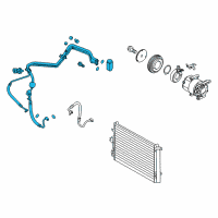 OEM Kia Soul Suction & Liquid Tube Assembly Diagram - 977752K600