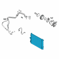 OEM 2013 Kia Soul Condenser Assembly-Cooler Diagram - 976062K600AS