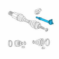 OEM 2004 Chrysler PT Cruiser Intermediate Shaft Diagram - 5274912AC