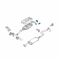 OEM 1994 GMC Sonoma Insulator Asm-Catalytic Converter Hanger Diagram - 15962397