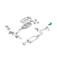 OEM Chevrolet S10 Hanger, Exhaust Muffler Diagram - 15689584