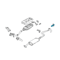 OEM GMC Hanger, Exhaust Muffler Diagram - 15689584