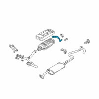 OEM 1995 GMC Sonoma Bracket-Catalytic Converter Hanger Diagram - 15953229