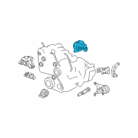 OEM 2008 Chevrolet Equinox Upper Transmission Mount Diagram - 15285006