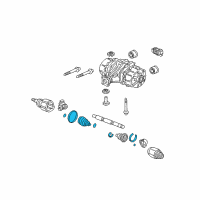 OEM 2010 Honda Ridgeline Boot Set, Outboard Diagram - 42018-S9V-A50