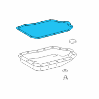 OEM 2019 Toyota C-HR Pan Gasket Diagram - 35168-28020