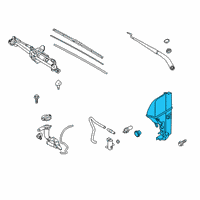 OEM 2020 Kia K900 Windshield Reservoir Assembly Diagram - 98620J6000