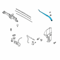 OEM 2020 Kia K900 Windshield Wiper Arm Assembly Diagram - 98321J6000