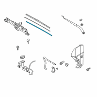 OEM 2019 Kia K900 RUBBER ASSY-WIPER BL Diagram - 98361C5600