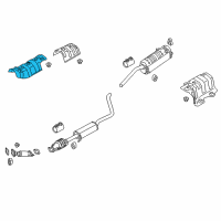 OEM Hyundai Accent Protector-Heat Front Diagram - 28791-H8100