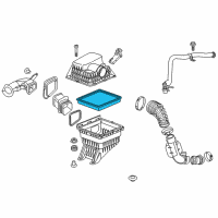 OEM GMC Canyon Air Filter Diagram - 23248945