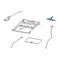 OEM 2002 Jeep Liberty Motor-SUNROOF Diagram - 5066894AA