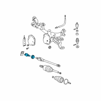 OEM 2000 Jeep Grand Cherokee Axle Shaft Diagram - 5012503AA