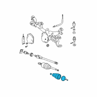 OEM Jeep Grand Cherokee *Boot-HALFSHAFT Diagram - 4796233AB