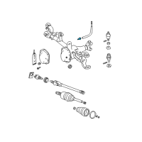 OEM 1993 Jeep Grand Cherokee Vent-Axle Diagram - 83504653