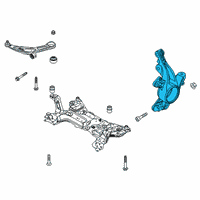 OEM Ford Escape KNUCKLE - FRONT WHEEL Diagram - LX6Z-3K185-L