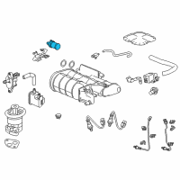 OEM 2018 Acura RDX Valve, Canister Vent Shut Diagram - 17310-TBA-A01