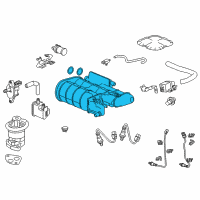 OEM Acura Canister Assembly Diagram - 17011-TZ7-A01
