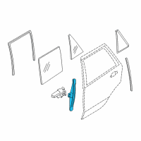 OEM 2012 BMW X6 Window Lifter Rear Right Diagram - 51-35-7-197-304