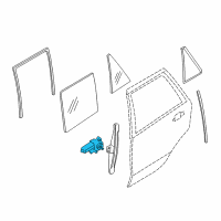 OEM BMW X6 Drive, Power Window, Front/Rear Right Diagram - 67-62-7-267-692