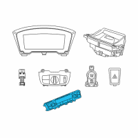 OEM 2017 BMW i8 Automatic Air Conditioning Control Diagram - 64-11-9-361-799