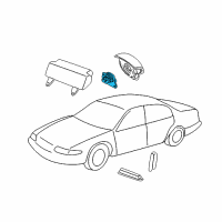 OEM Ford Focus Clock Spring Diagram - 7S4Z-14A664-A