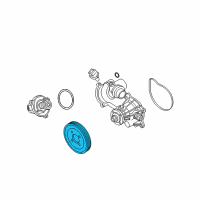 OEM 2004 BMW 760Li Pulley Diagram - 11-51-7-506-667