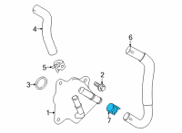 OEM Lexus NX250 Clip, Hose Diagram - 96138-42101