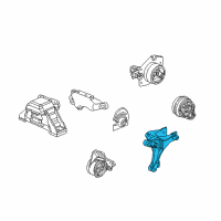 OEM 2003 Saturn Ion Bracket, Trans Rear Mount Diagram - 22630080