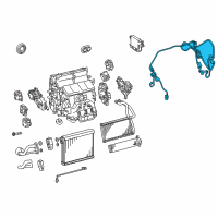 OEM 2017 Lexus GS450h Harness, Air Conditioner Diagram - 82212-30100