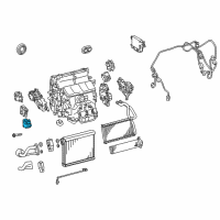 OEM 2020 Lexus GS350 Air Conditioner Radiator Damper Servo Sub Assembly, No.7 Diagram - 87106-30620