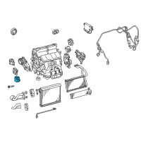 OEM Lexus GS F Air Conditioner Radiator Damper Servo Sub Assembly, No.7 Diagram - 87106-30620